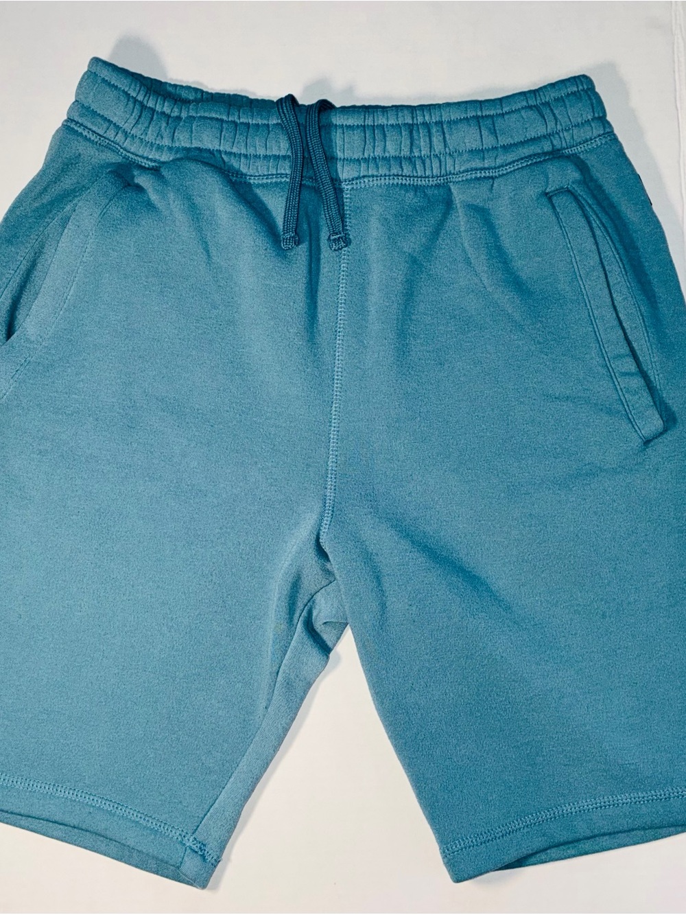 Men's Teal Drawstring Casual Shorts